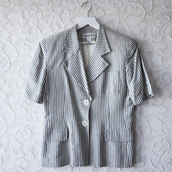 Vintage Christian Dior Short Sleeve Jacket - Picture 3 of 13
